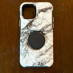 Marble Popsocket Otterbox Case for IPhone 11 Pro